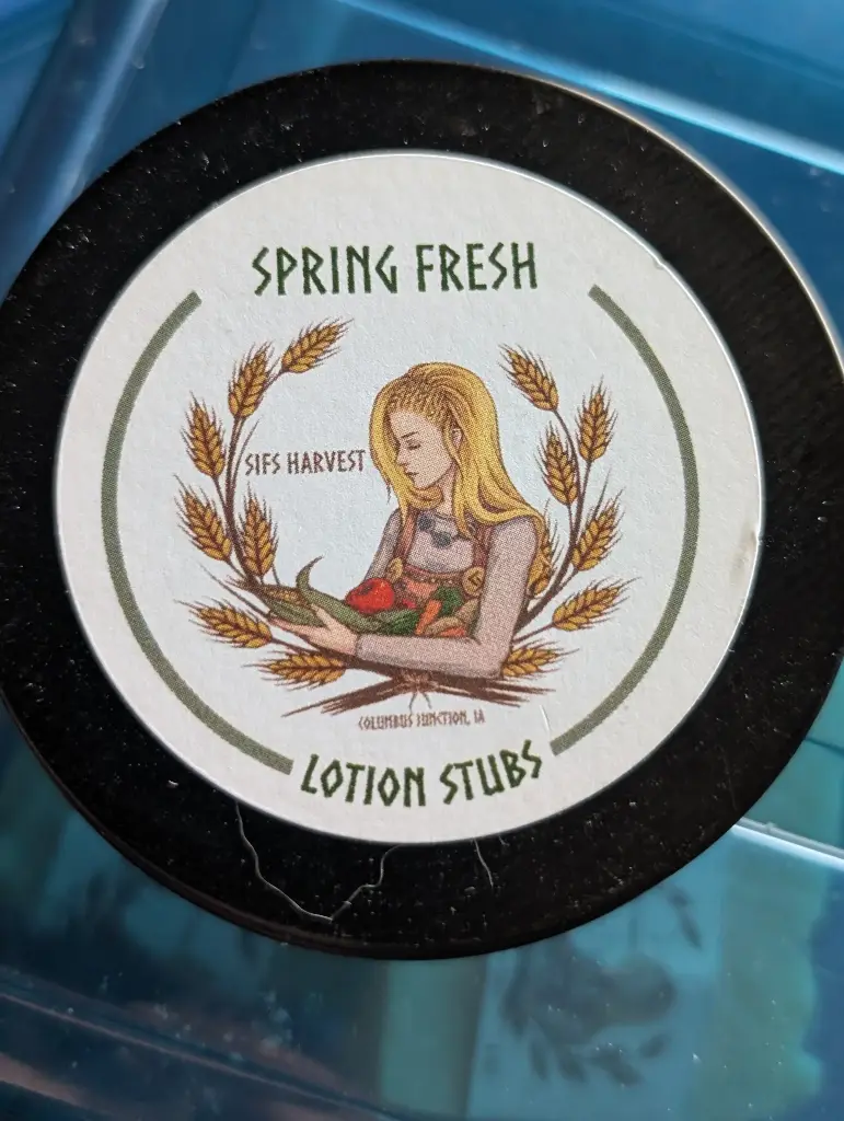 Lotion stubs- Spring Fresh