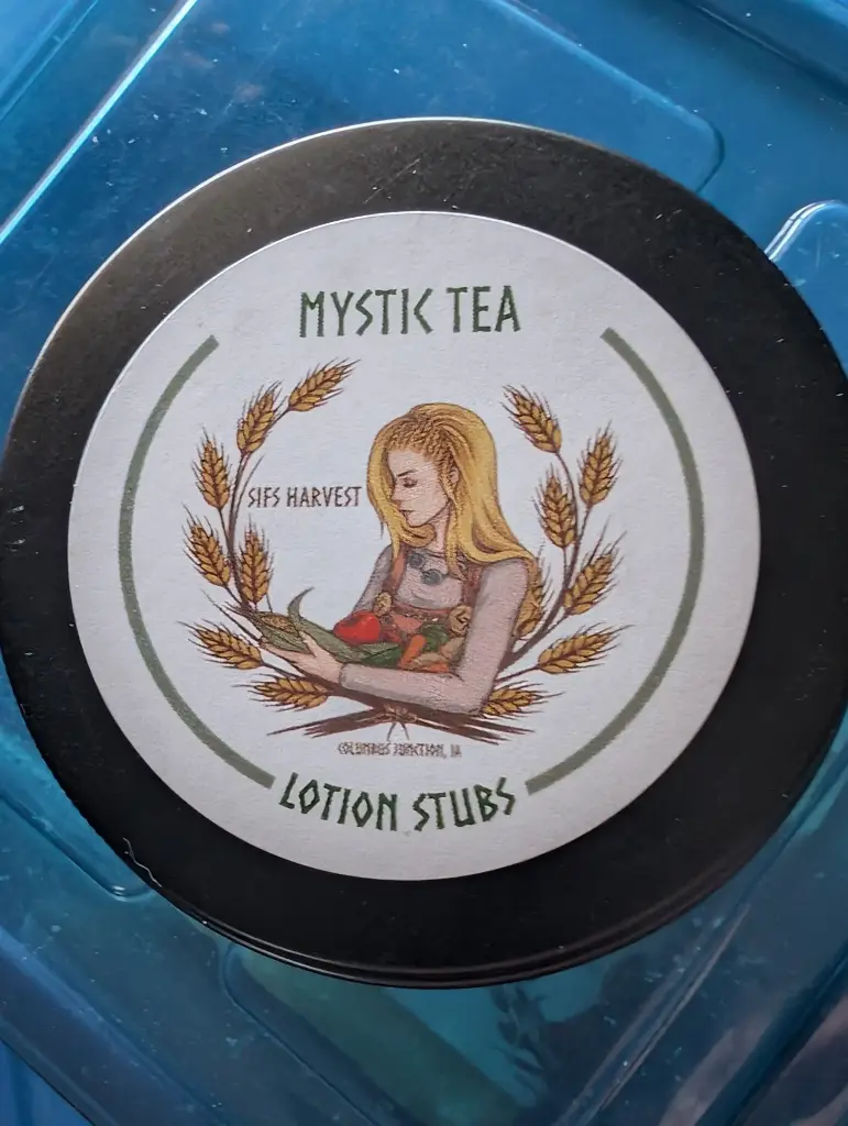 Lotion stubs- Mystic Tea