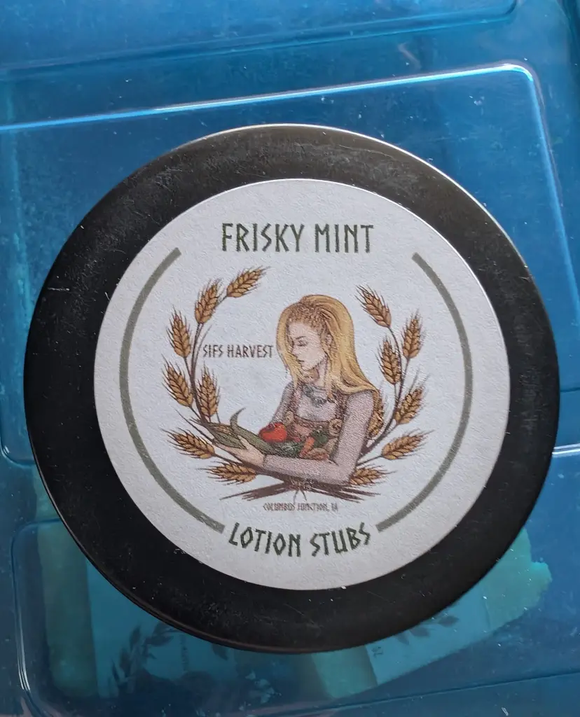 Lotion stubs- Frisky Mint