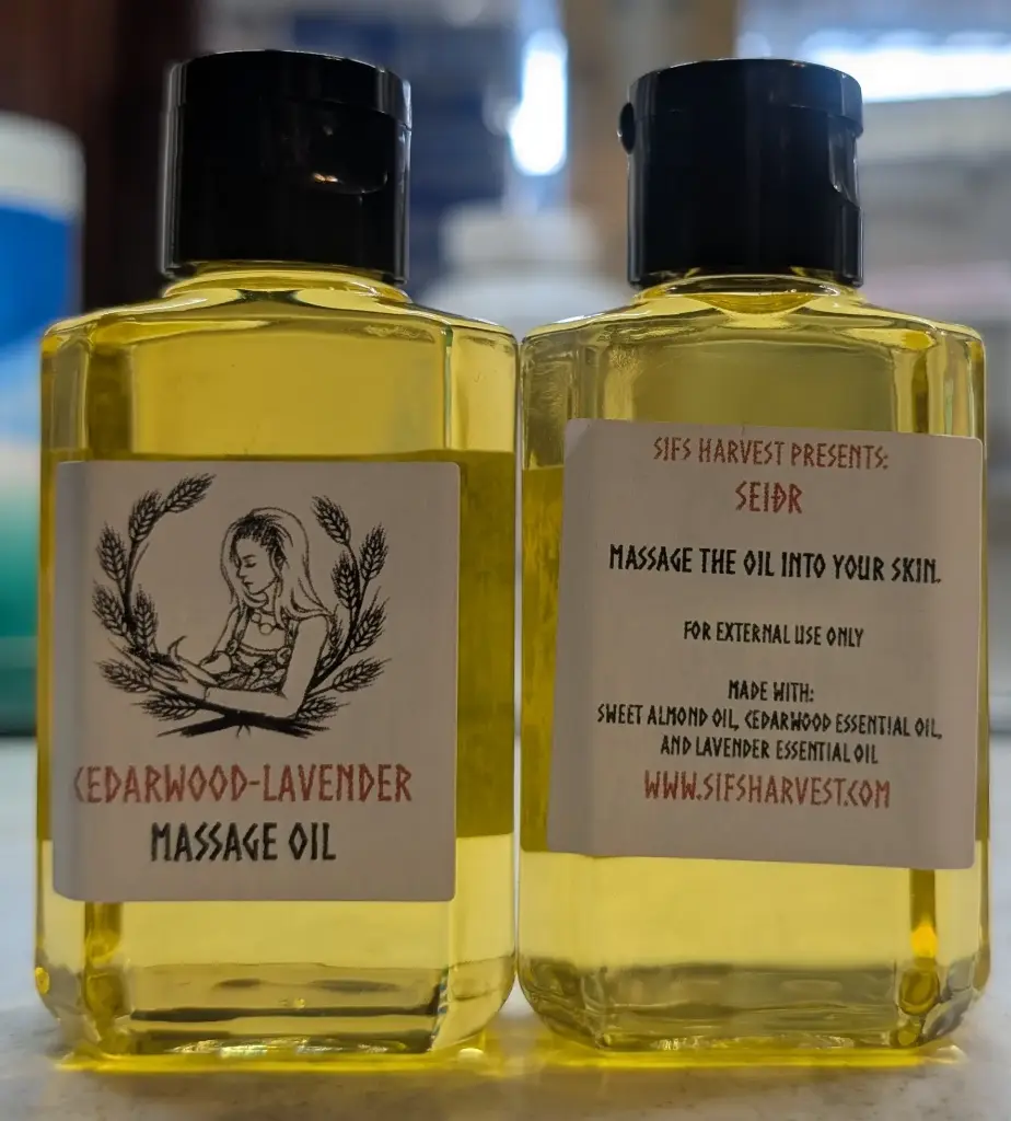Massage oil - Cedarwood lavender